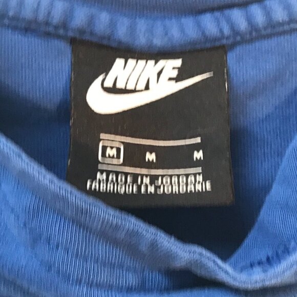 NIKE Swoosh Athletic Blue Sweater Hoodie - Picture 4 of 6